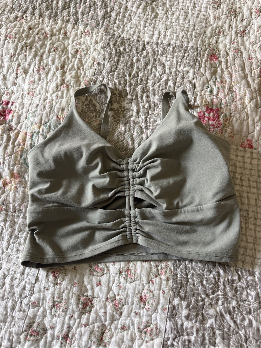 Athleta Olive Green Workout Top